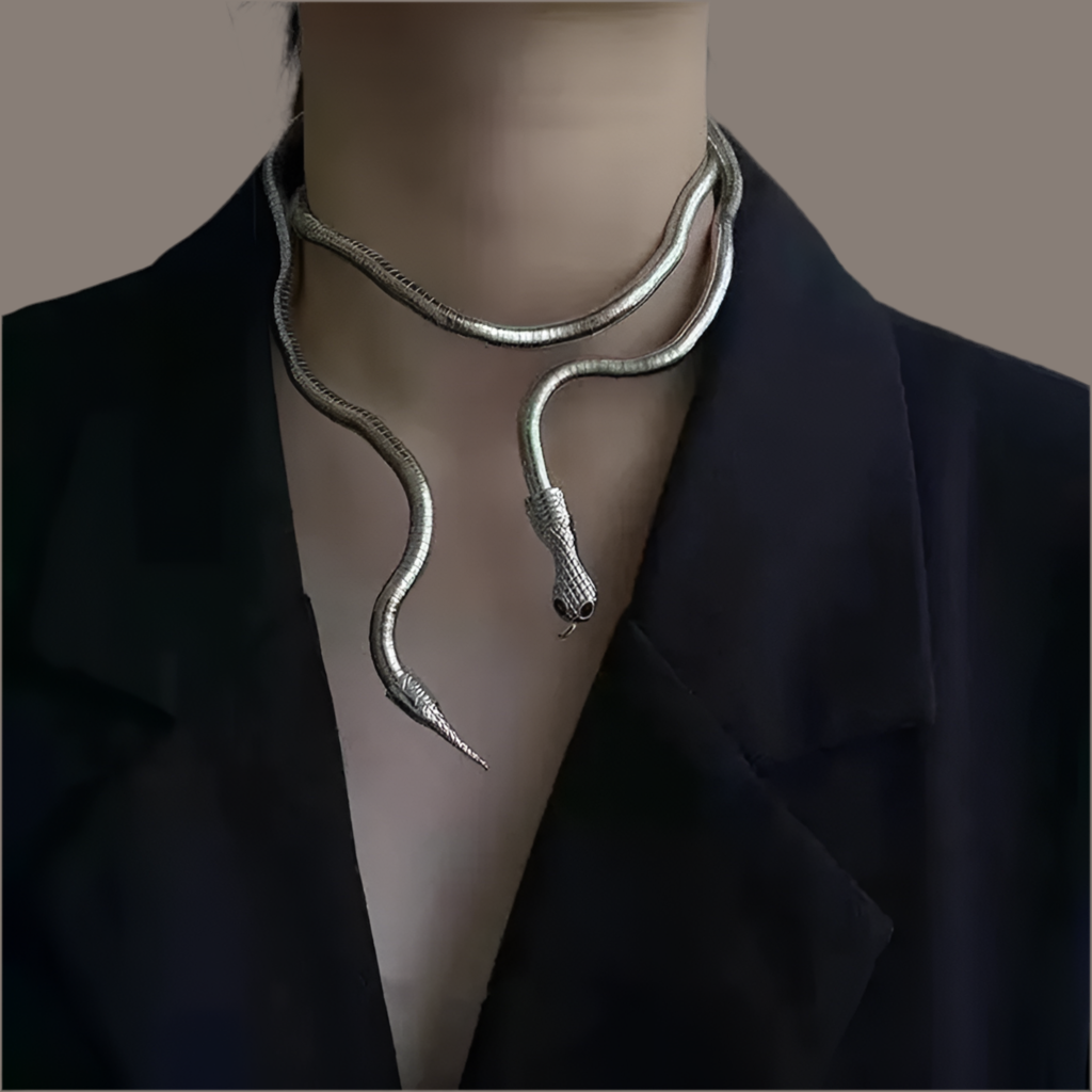 Maleable Abstract Irregular Necklace & Bracelet